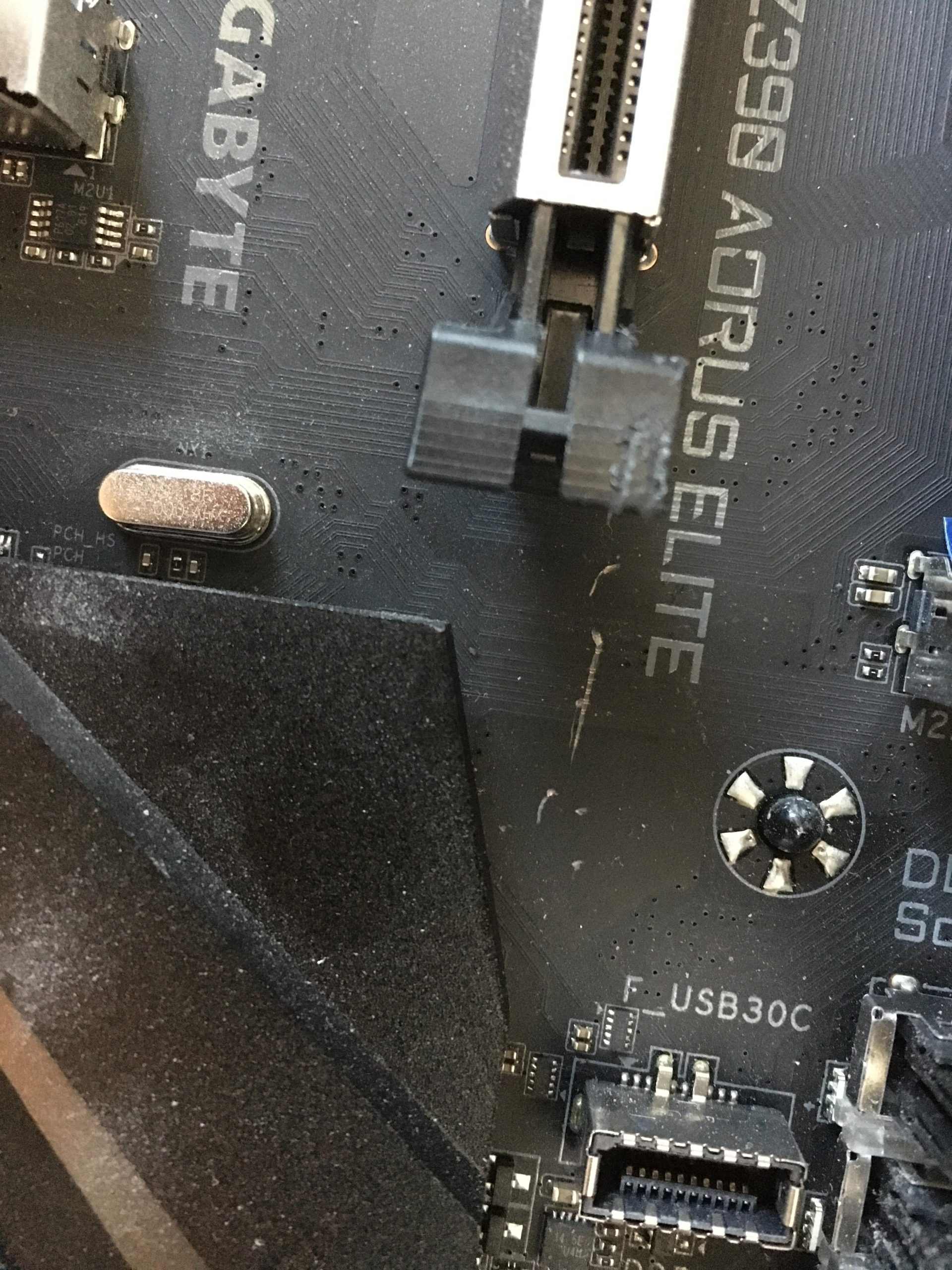scratches-scaled Accidental Damage to Motherboard and Cleaning: My PC No Longer Boots